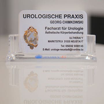 Visitenkarte Urologe in Neustadt